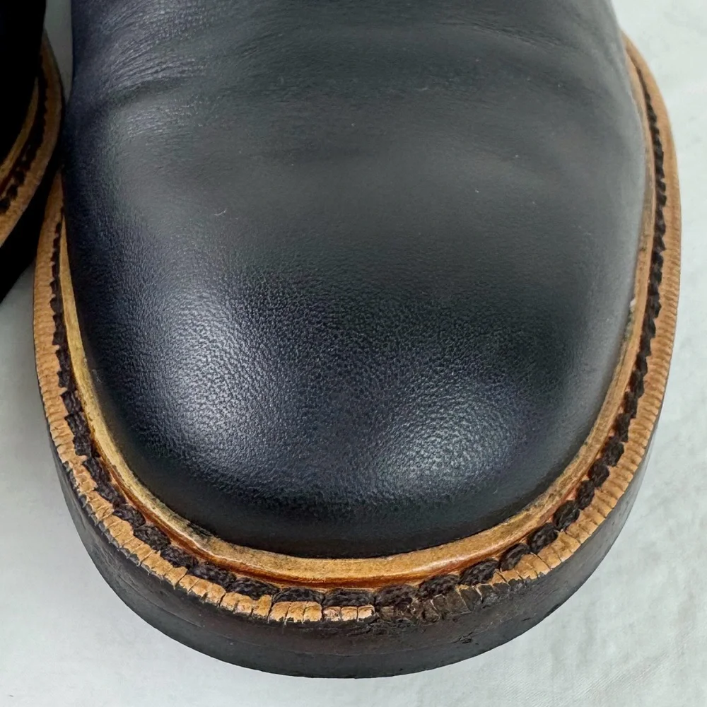 Gordon Rush Black Leather Chukka Boots